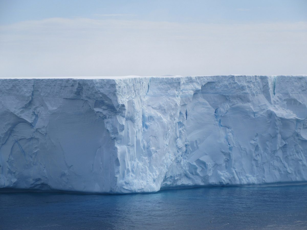 An iceberg in Antarctic waters