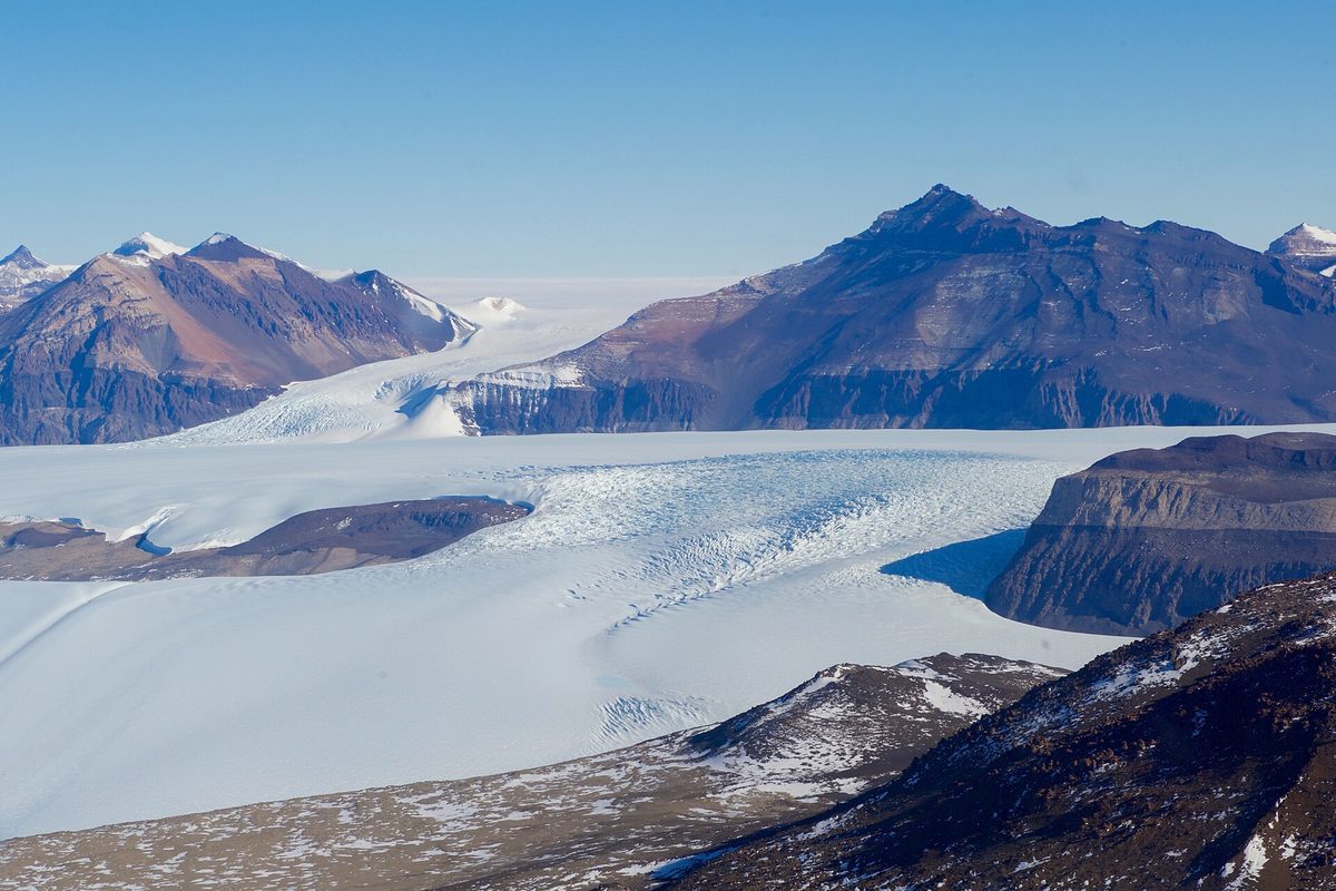 The ice-free McMurdo Dry Valleys, one of Earth's driest places
