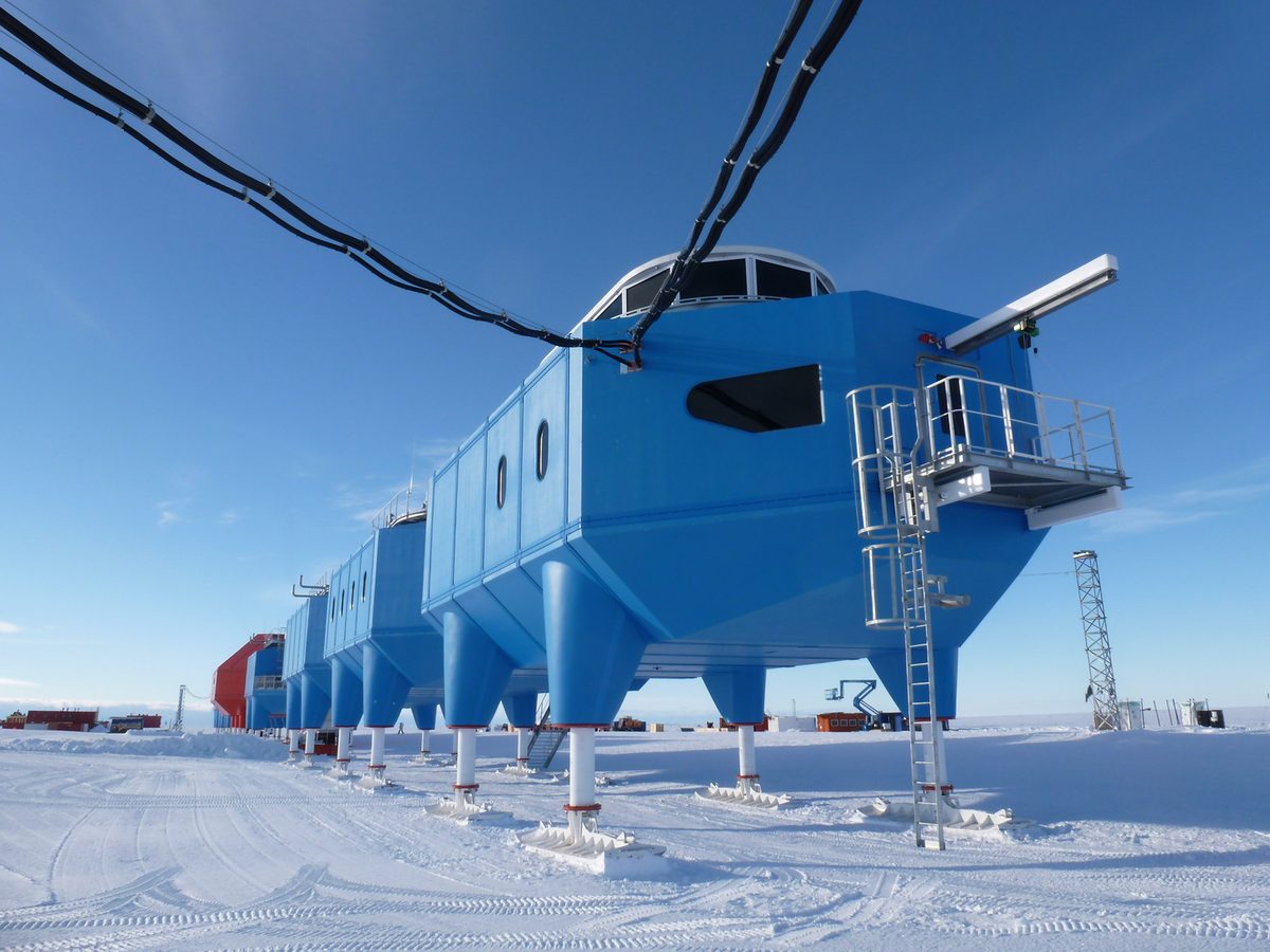 A research station in Antarctica