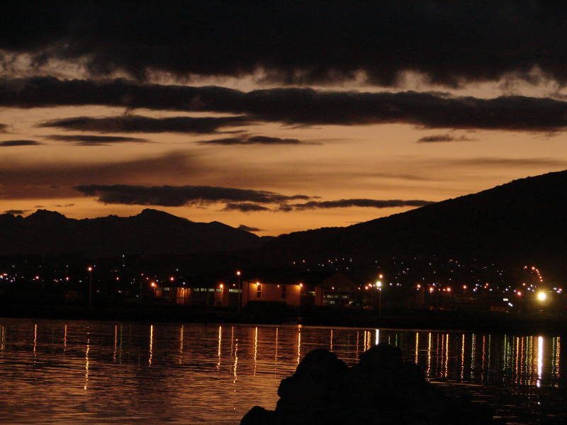 The port of Ushuaia in Argentina, the main departure point for Antarctica cruises