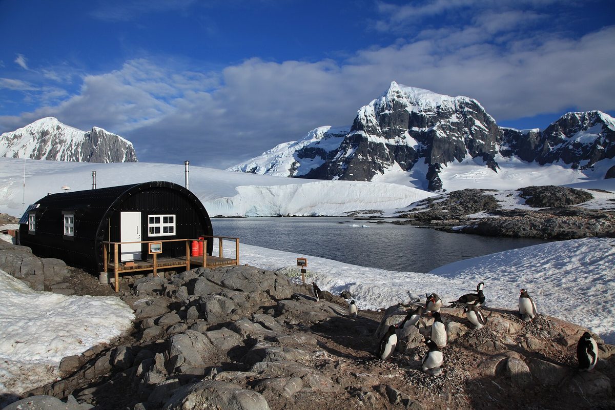A research station in Antarctica