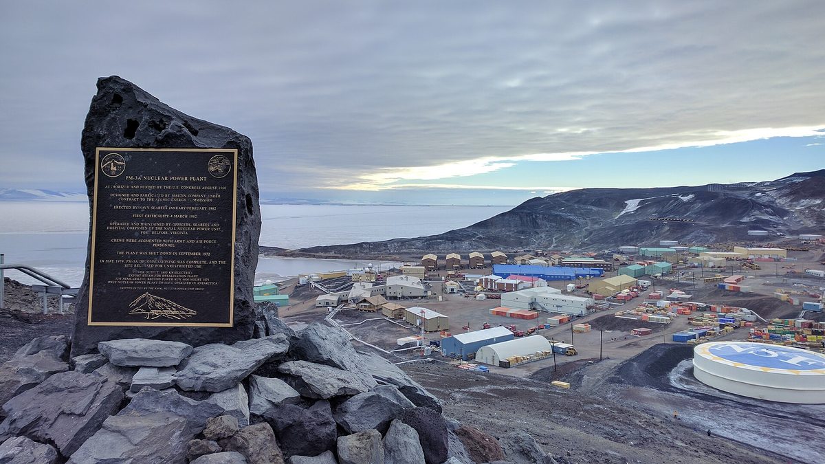 McMurdo Station, the largest research base in Antarctica